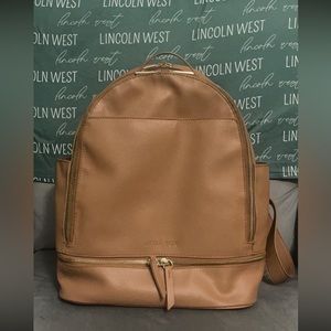 Gldn Made Little Fox Sienna Diaper Bag Backpack in Hazelnut
